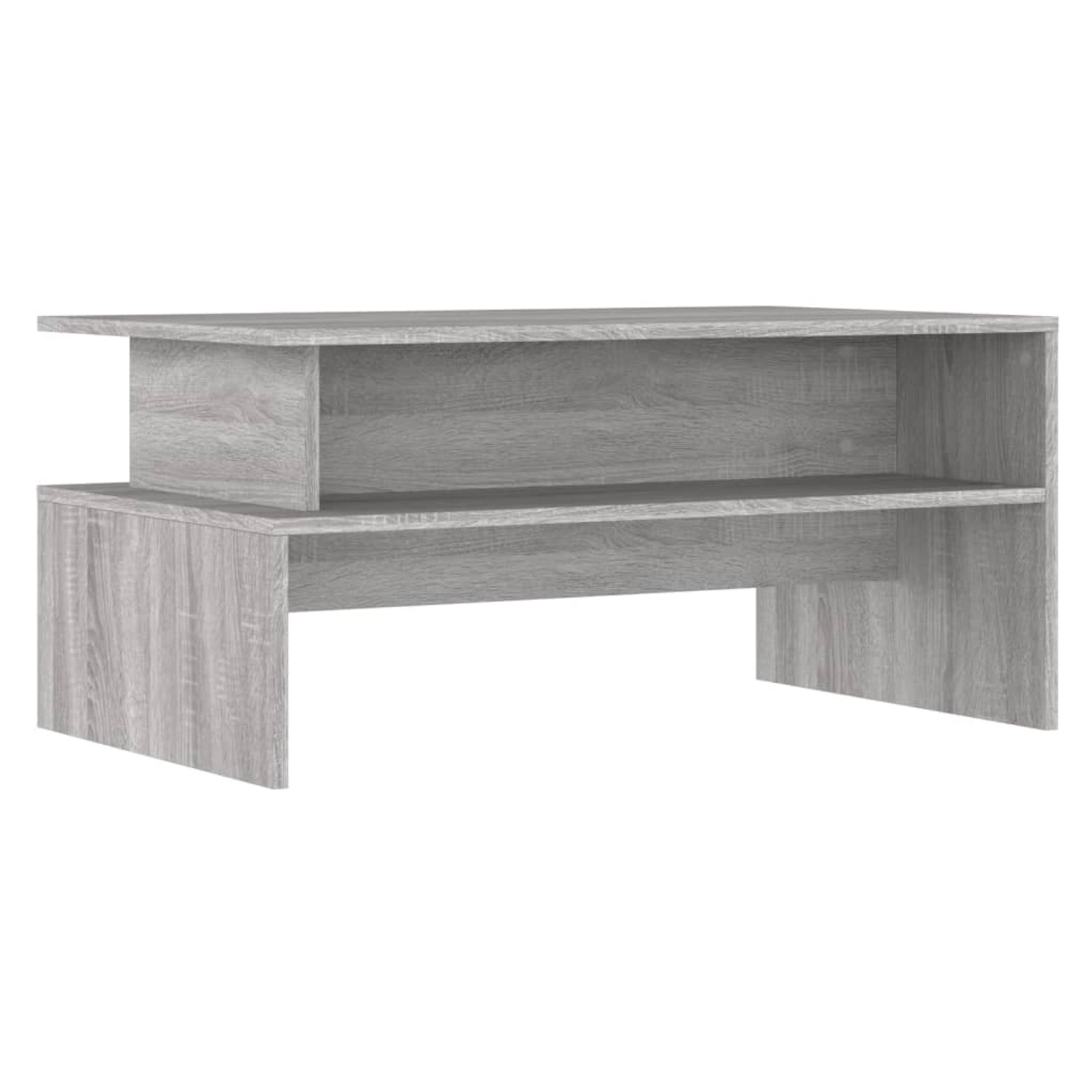 vidaXL Couchtisch Grau Sonoma 90x55x42,5 cm Holzwerkstoff günstig online kaufen