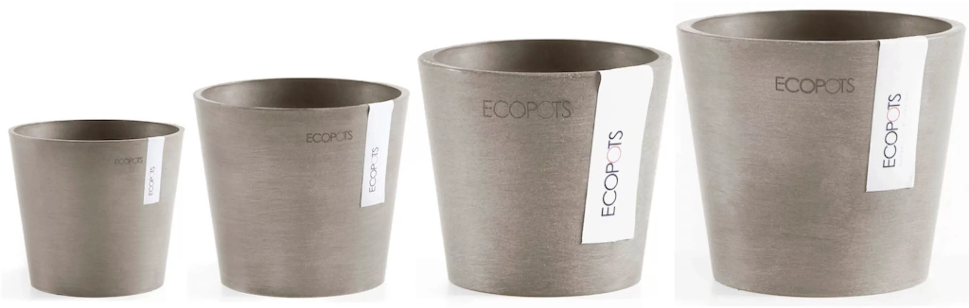 ECOPOTS Blumentopf "Amsterdam Mini", (Set, 4 St.), in verschiedenen Größen günstig online kaufen