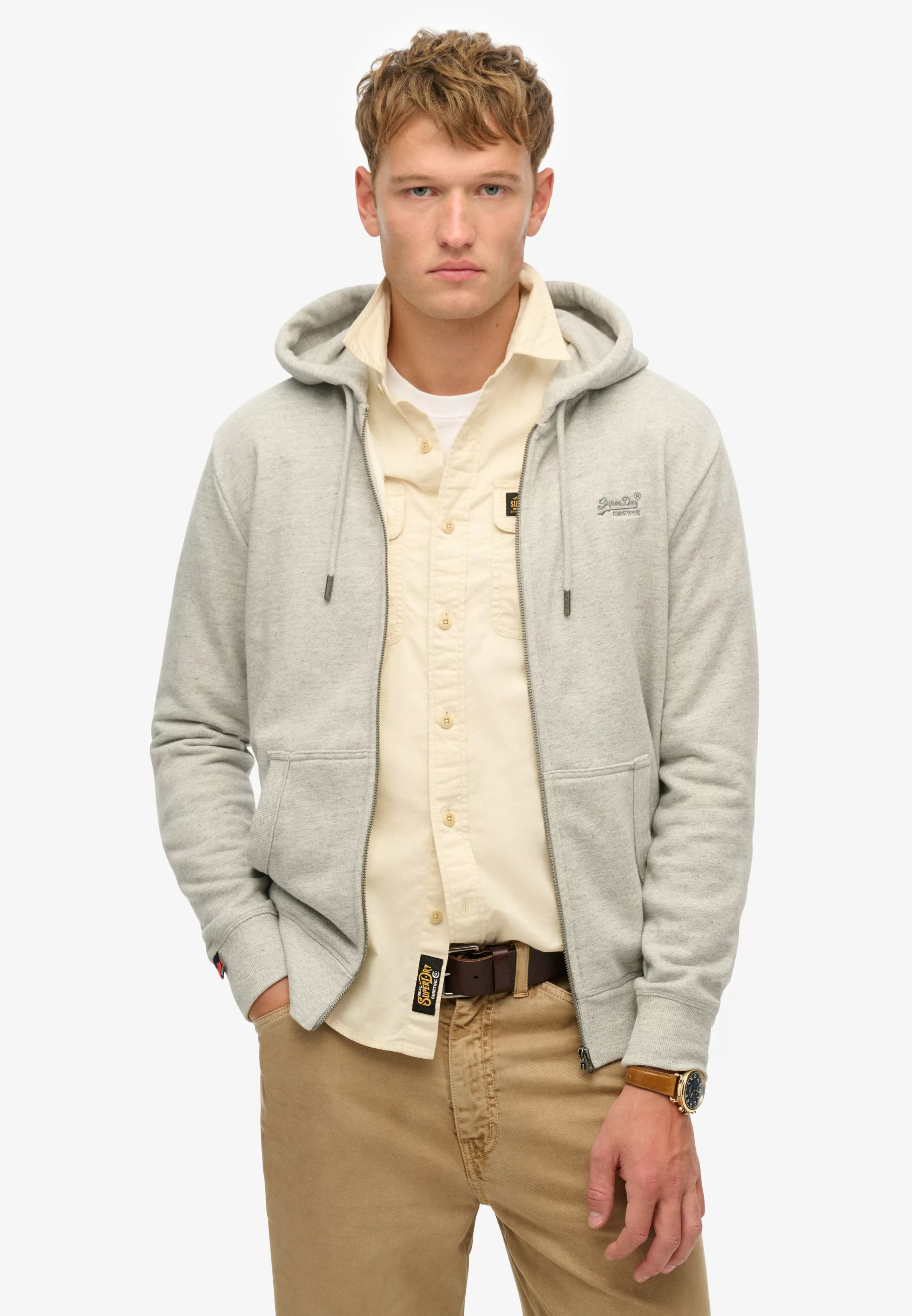 Superdry Kapuzensweatjacke "ESSENTIAL LOGO ZIP HOODIE HB" günstig online kaufen