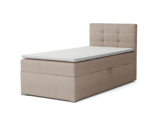 Deine Möbel 24 Boxspringbett FLO Boxbett Einzelbett Polsterbett Jugendbett günstig online kaufen