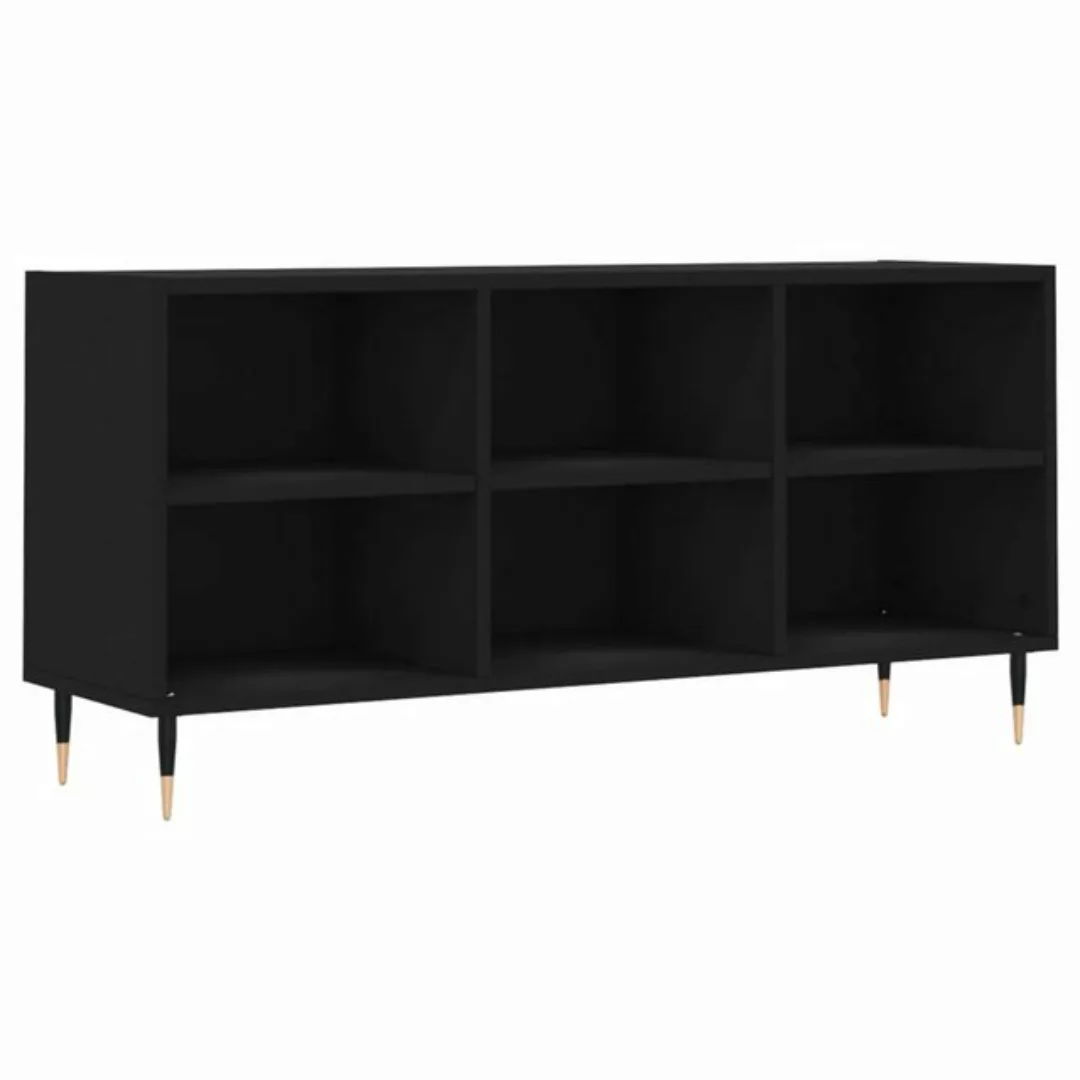 vidaXL TV-Schrank TV-Schrank Schwarz 103,5x30x50 cm Holzwerkstoff (1-St) günstig online kaufen