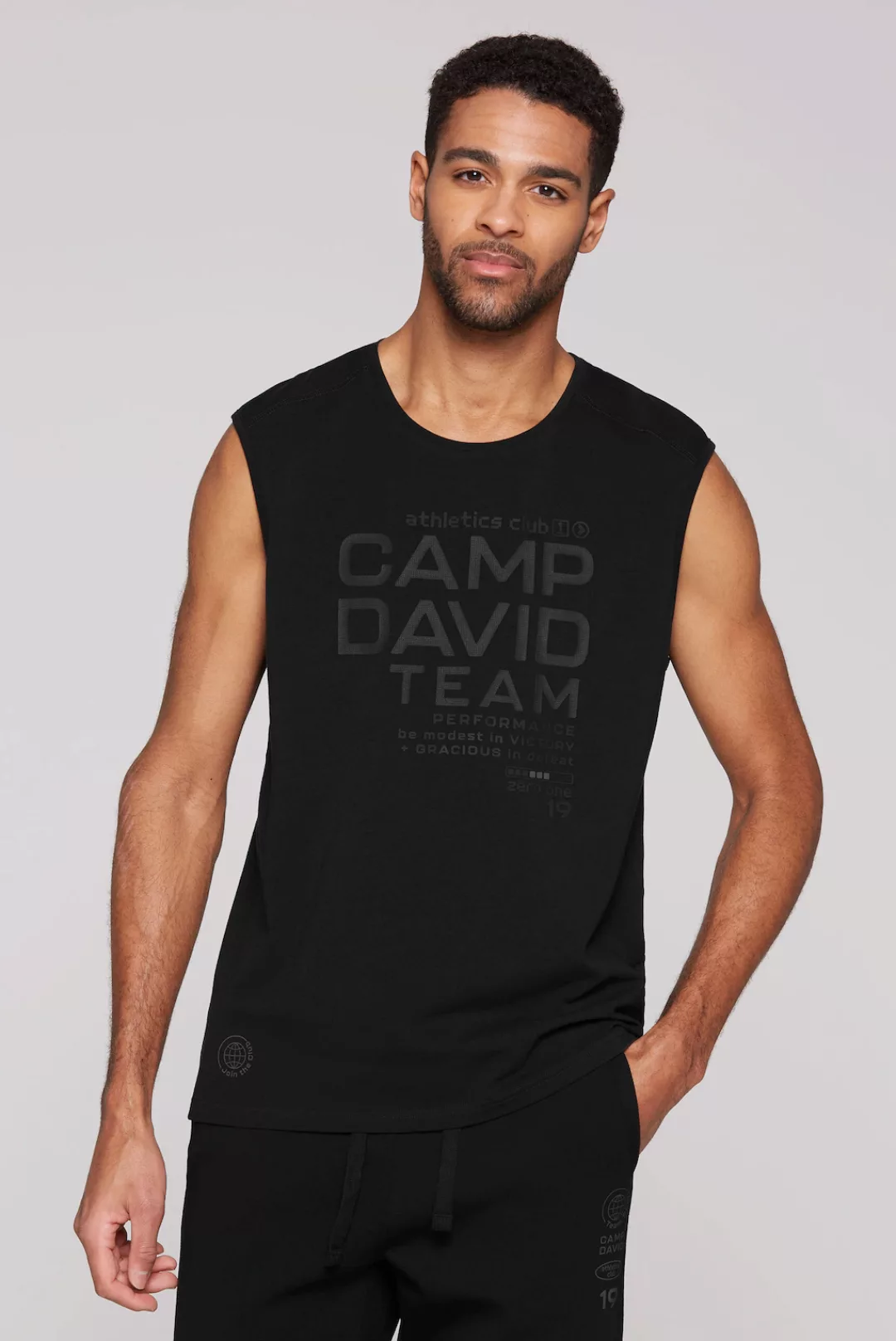 CAMP DAVID Rundhalsshirt, mit Baumwolle günstig online kaufen