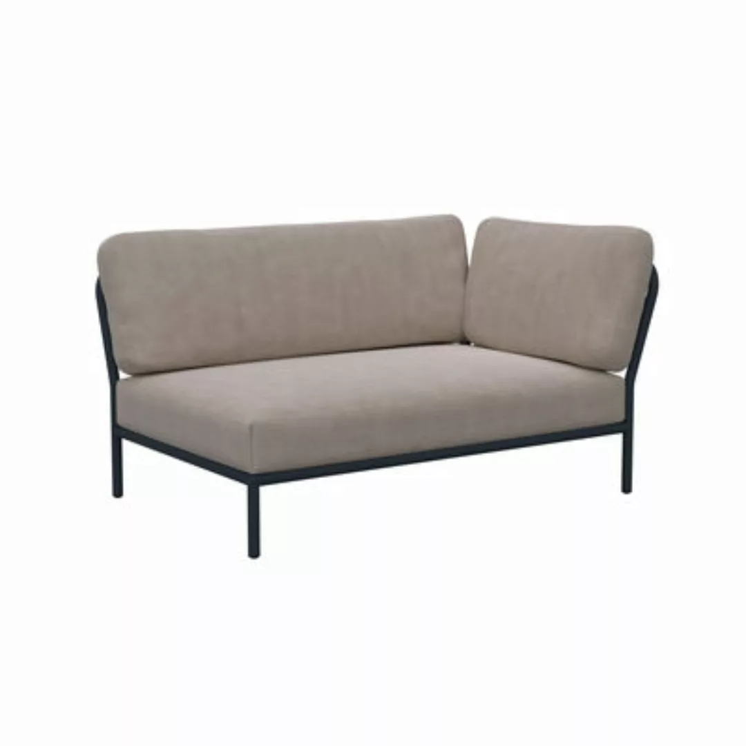 LEVEL Outdoor Sofa Lounge-Modul 2 Asche Dunkelgrau Rechts günstig online kaufen