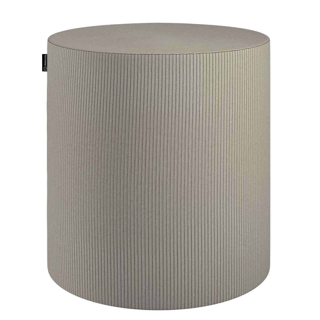 Pouf Barrel, grau, ø40 cm x 40 cm, Manchester (701-39) günstig online kaufen