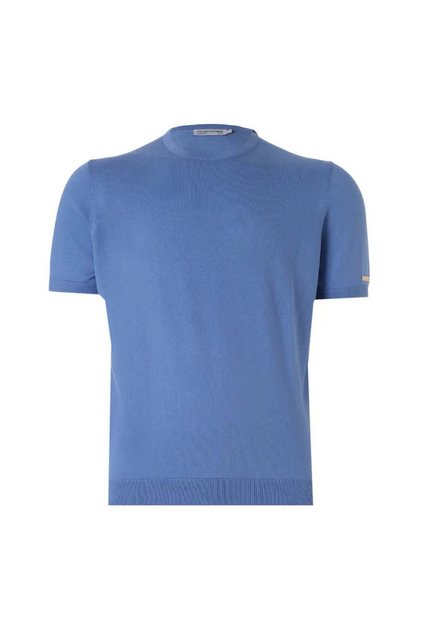 Silk and Cashmere T-Shirt Herren-Strick-T-Shirt aus Seide-Kaschmir, Rundhal günstig online kaufen