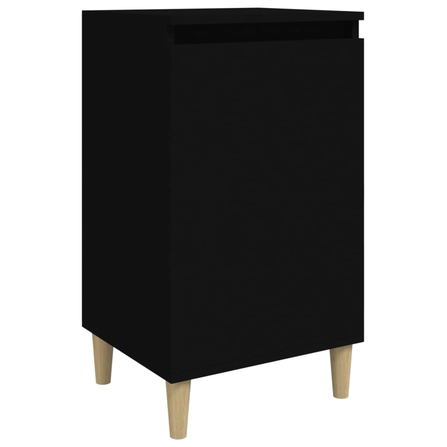 Vidaxl Nachttisch Schwarz 40x35x70 Cm Holzwerkstoff günstig online kaufen