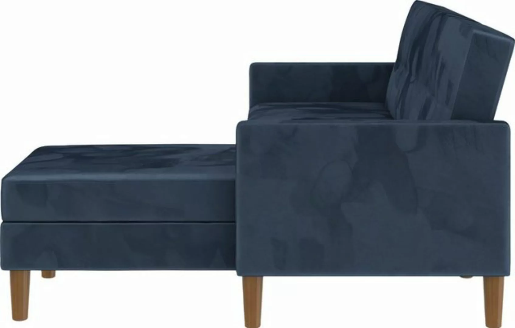 Dorel Home Ecksofa Lilly, L-Form, mit Bett-Funktion, Recamiere beidseitig m günstig online kaufen