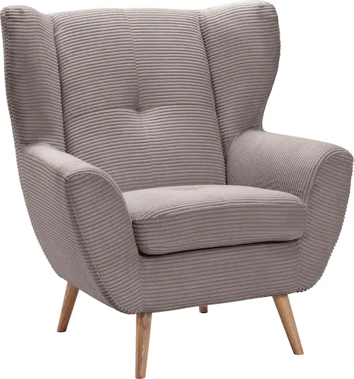 exxpo - sofa fashion Sessel, Sessel Alvesta mit eleganter Knopfheftung und günstig online kaufen