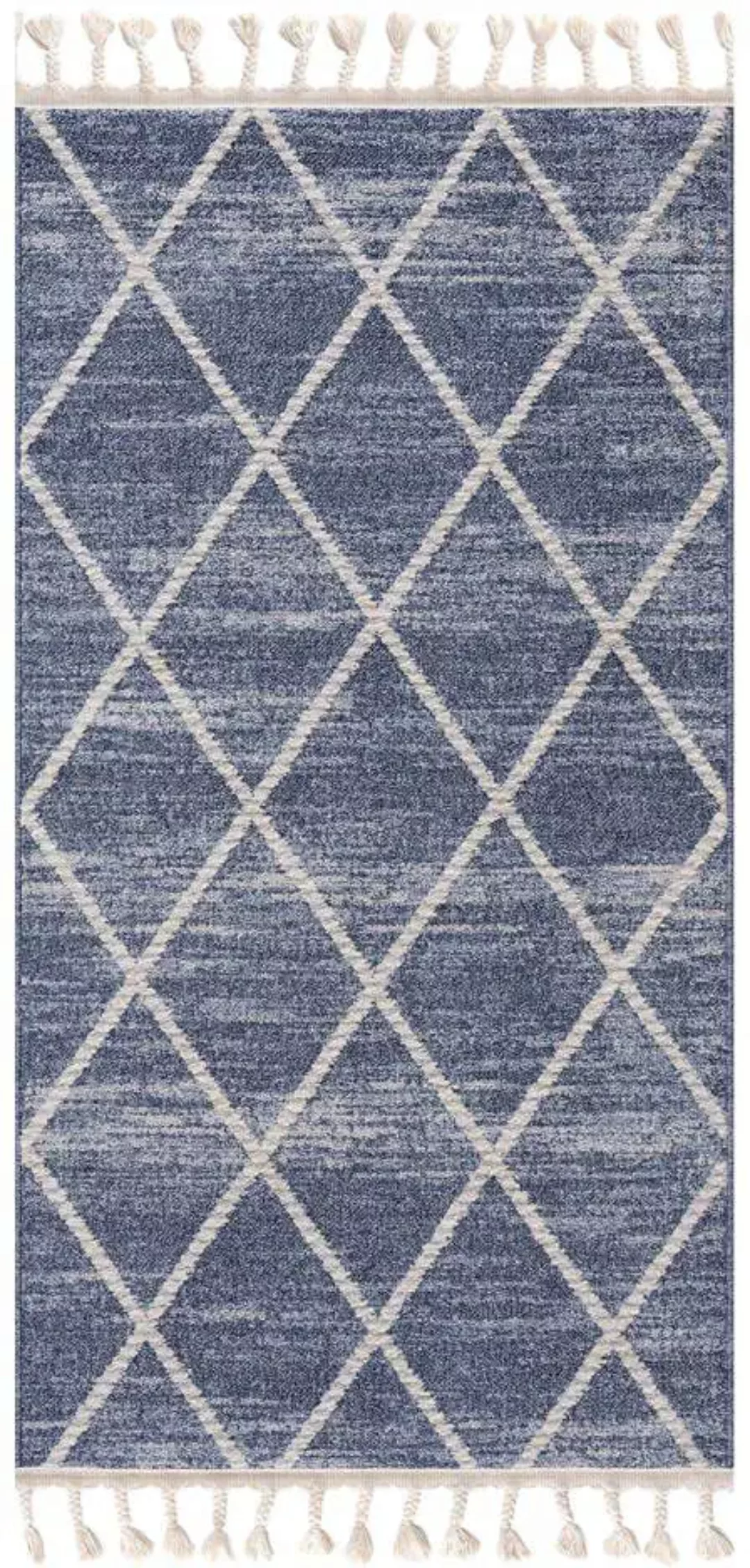 Carpet City Teppich »Art 2646«, rechteckig, Kurzflor, mit Kettfäden, Rauten günstig online kaufen