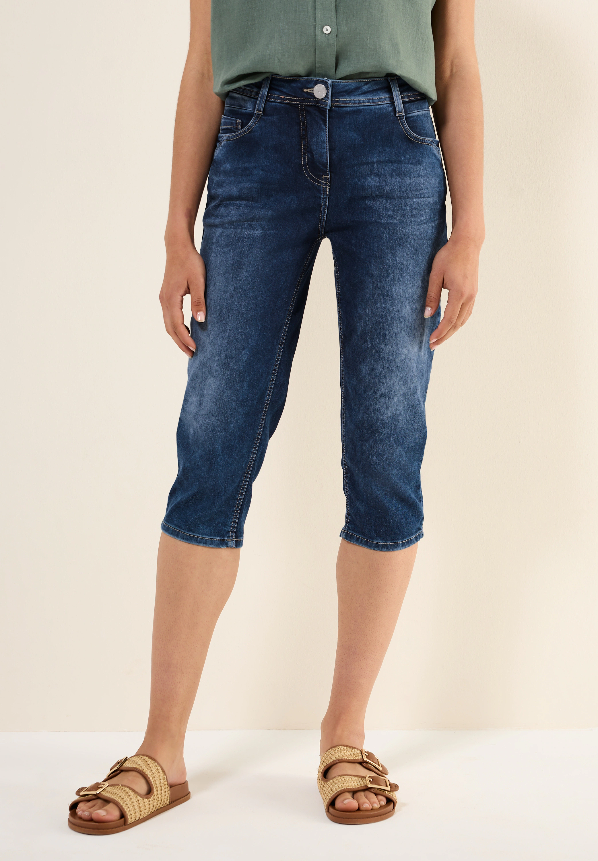 Cecil Slim-fit-Jeans, High Waist günstig online kaufen