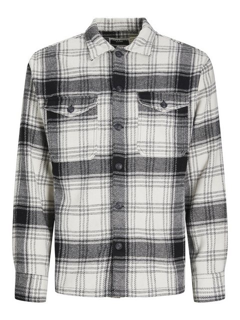 Jack & Jones Langarmhemd JCOEDDIE CHECK WOOL BLEND OVERSHIRT LS Overshirt F günstig online kaufen