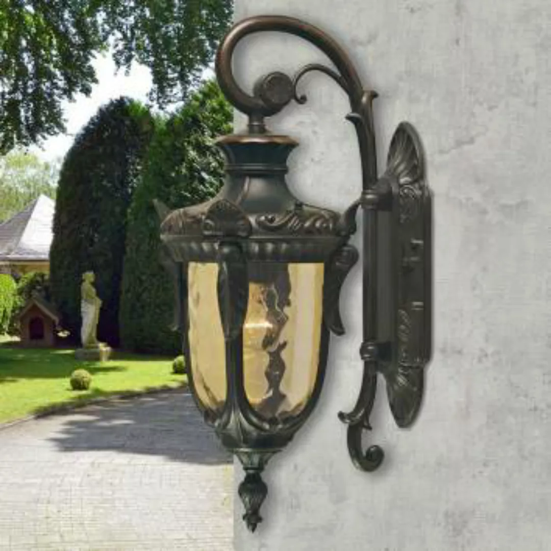 Wandlampe Außen in Bronze Rustikal IP44 Haus Hof günstig online kaufen