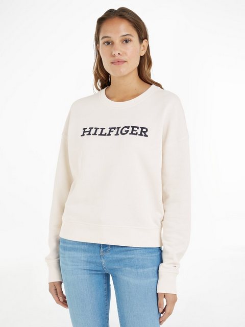 Tommy Hilfiger Sweatshirt REG MONOTYPE EMB SWEATSHIRT mit markanter Hilfige günstig online kaufen