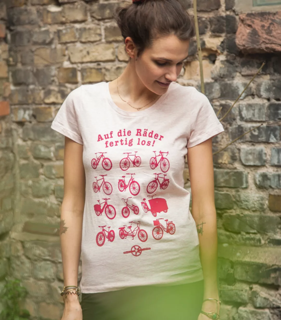 Päfjes - Auf Die Räder Fertig Los! - Fair Wear Frauen T-shirt günstig online kaufen