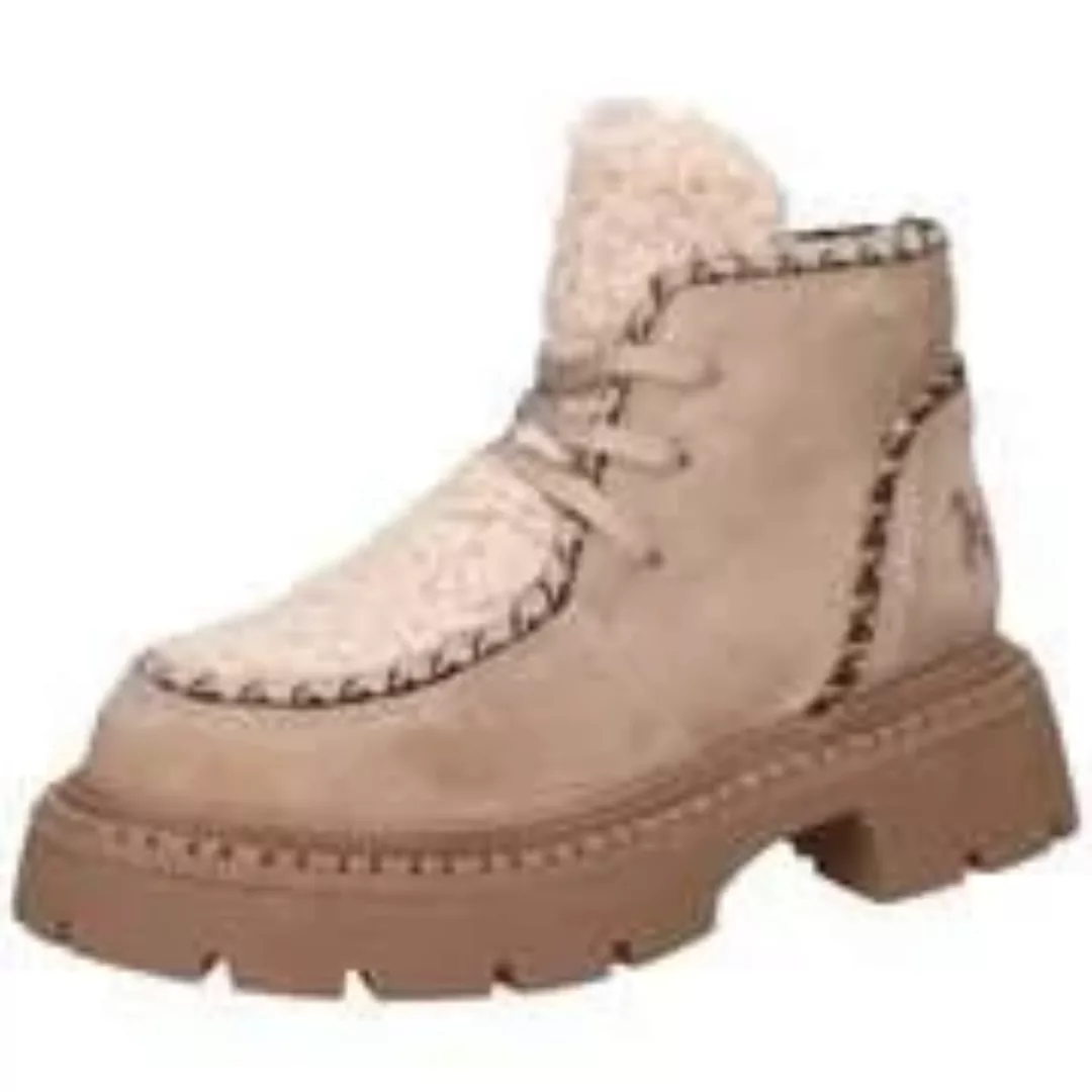 2Go Fashion Schürstiefelette Damen beige günstig online kaufen