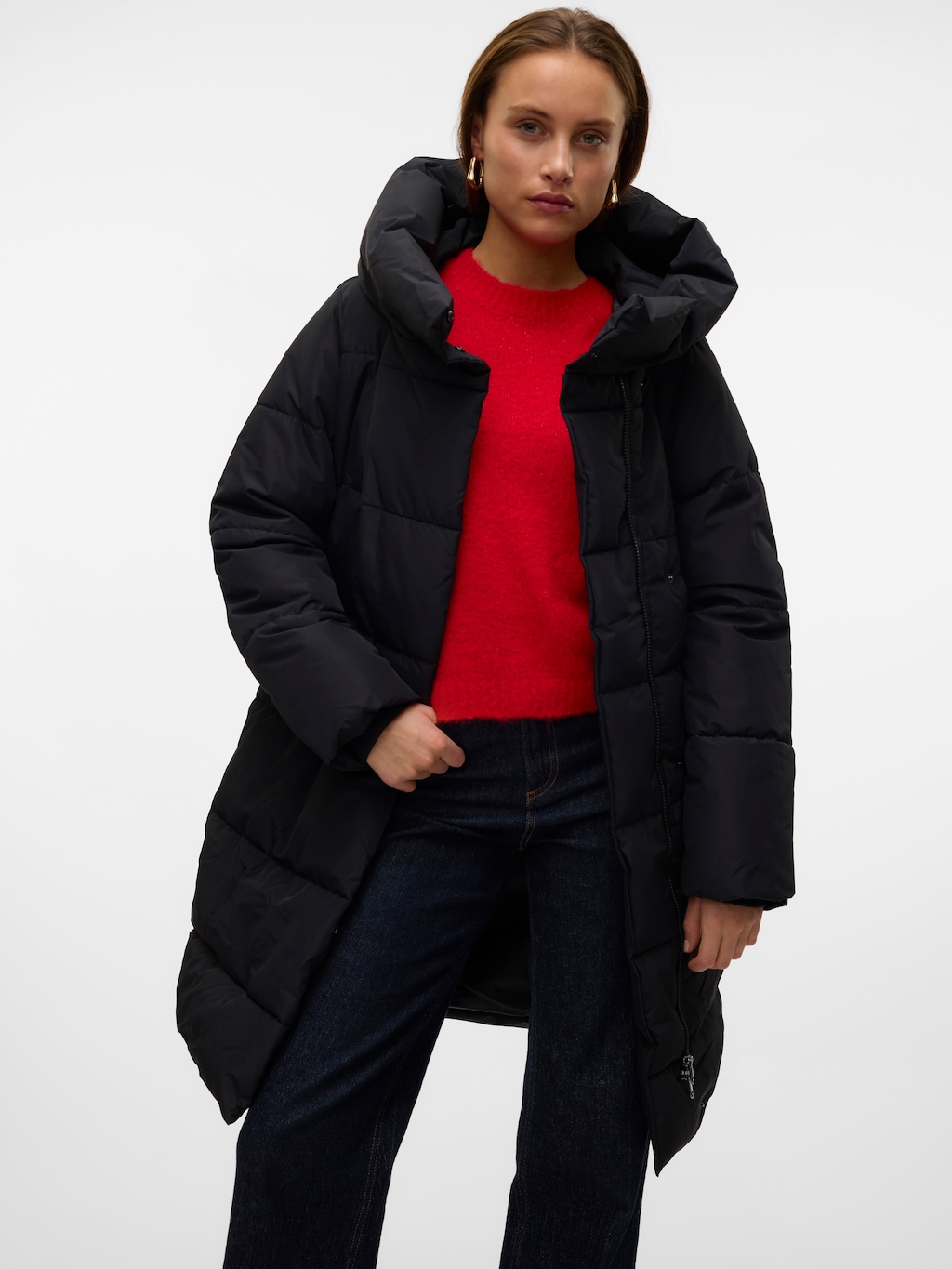 Vero Moda Steppmantel "VMLEONIEKATE COAT GA NOOS", mit abnehmbarem Bindegür günstig online kaufen