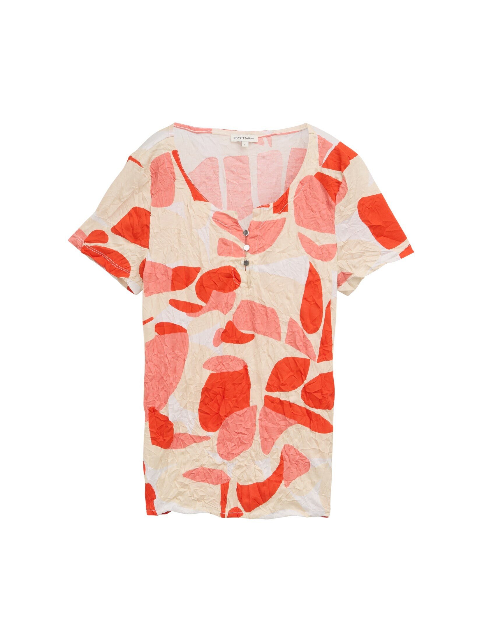 TOM TAILOR T-Shirt, mit All-Over Print günstig online kaufen