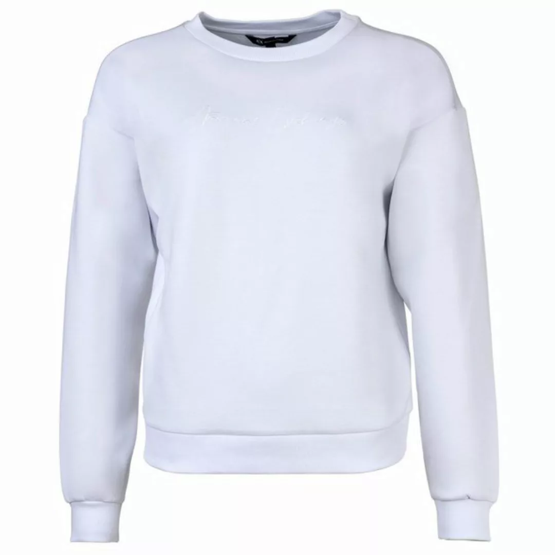 ARMANI EXCHANGE Sweater Damen Sweatshirt - Rundhals, Logo-Stickerei günstig online kaufen