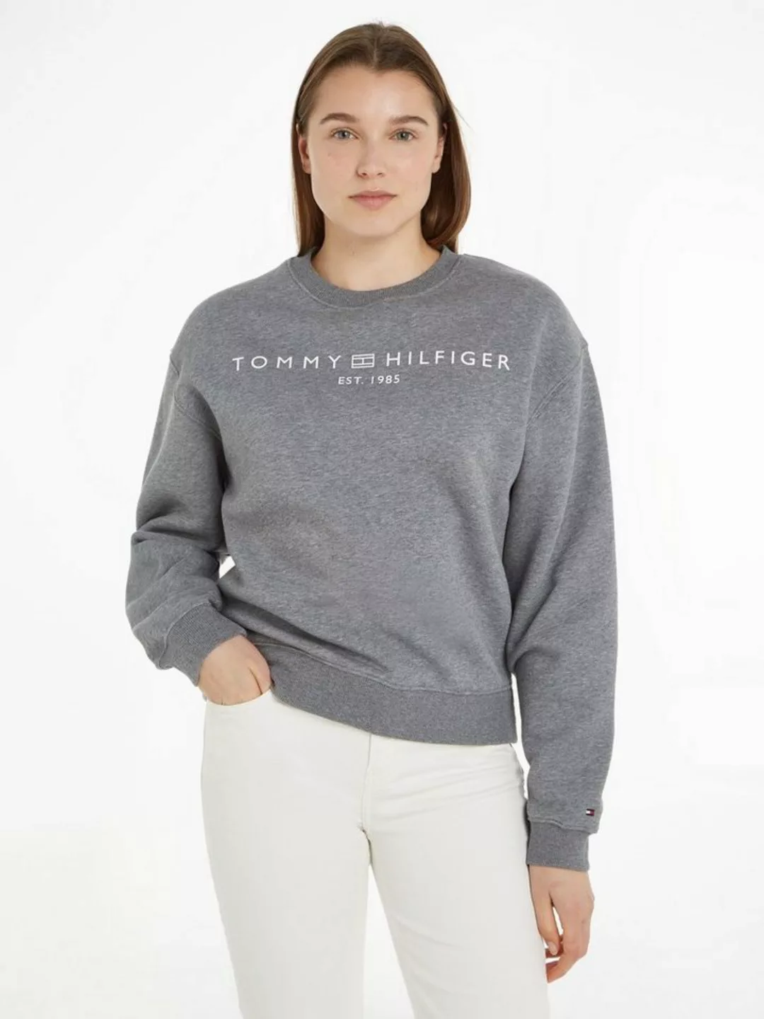 Tommy Hilfiger Sweatshirt MDRN REG CORP LOGO C-NK SWTSHRT mit Logoschriftzu günstig online kaufen