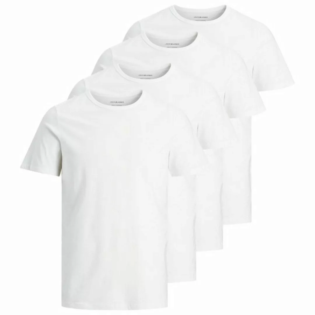 Jack & Jones T-Shirt "T-Shirt JACBASIC CREW NECK TEE 2PK 4er Pack" günstig online kaufen