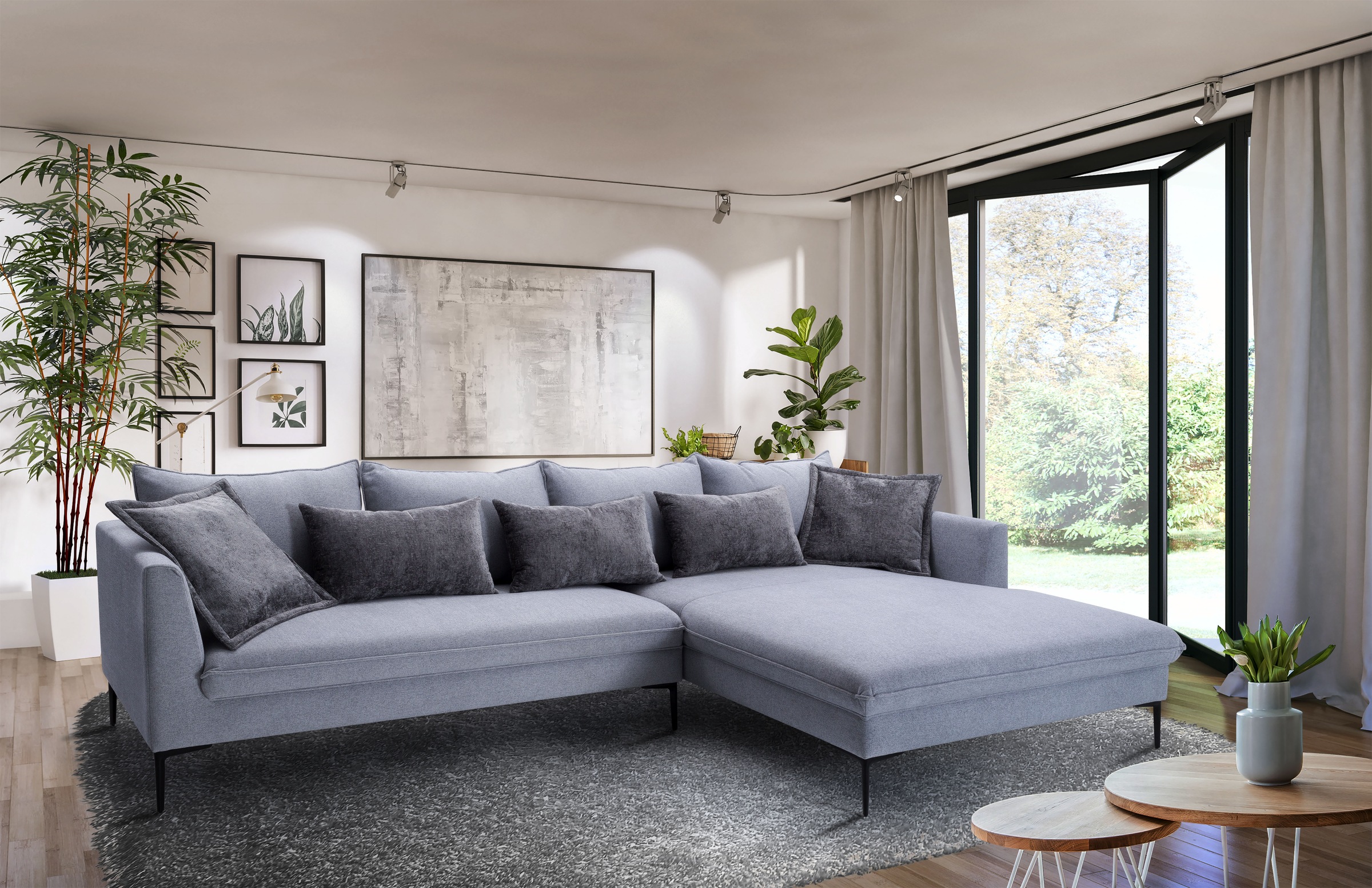 exxpo - sofa fashion Ecksofa Piazza, elegant und edel, Designsofa mit tolle günstig online kaufen