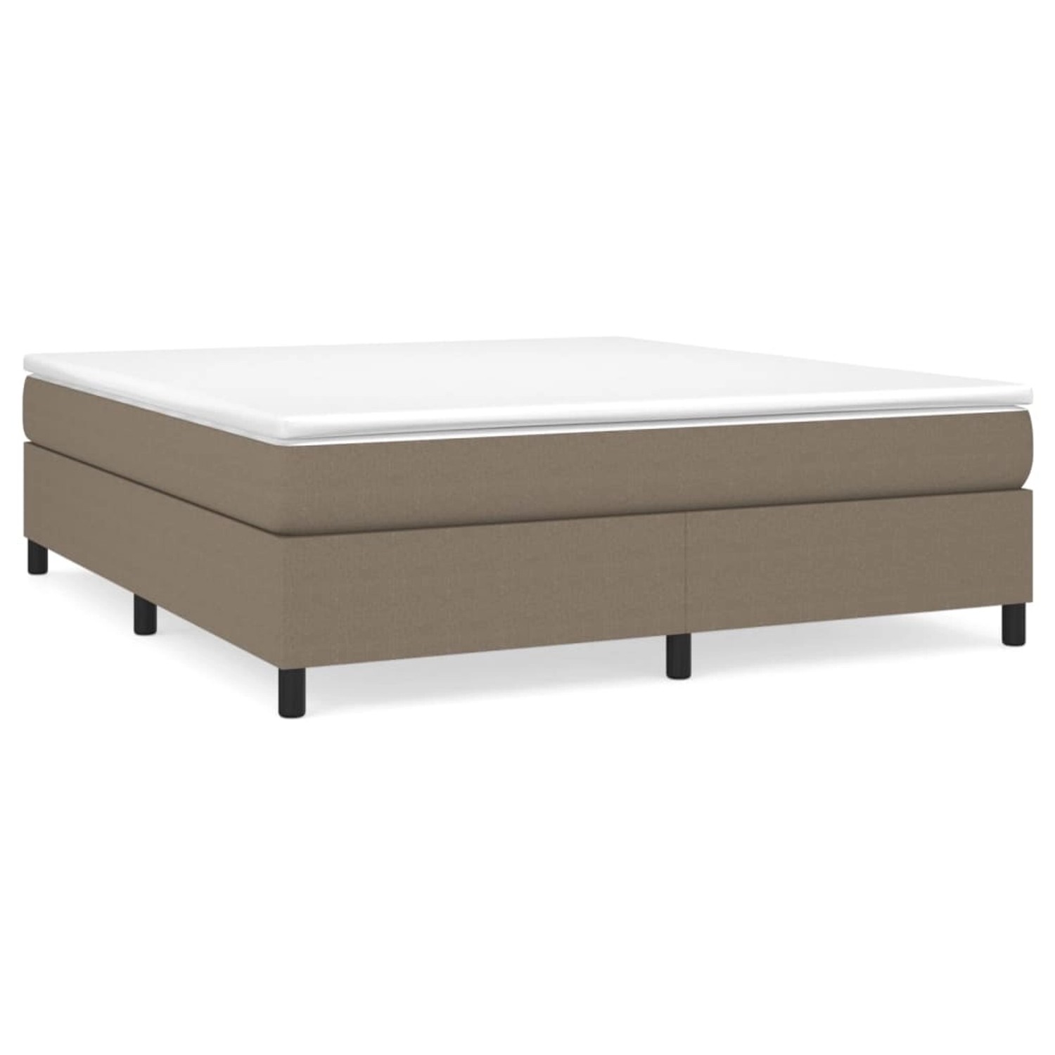 vidaXL Boxspringbett Taupe 180x200 cm Stoff1368252 günstig online kaufen