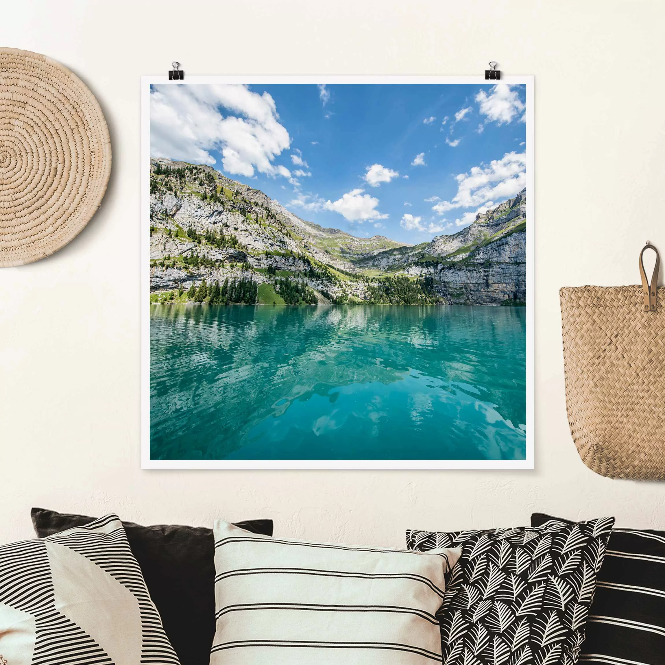 Poster Traumhafter Bergsee günstig online kaufen