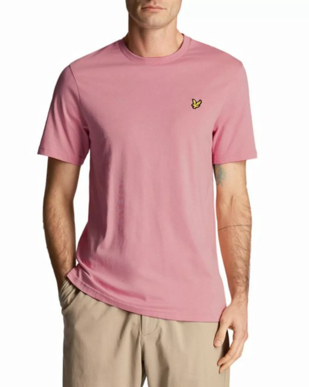 Lyle & Scott T-Shirt Basic Herren, 100% Baumwolle, Gerader Schnitt günstig online kaufen