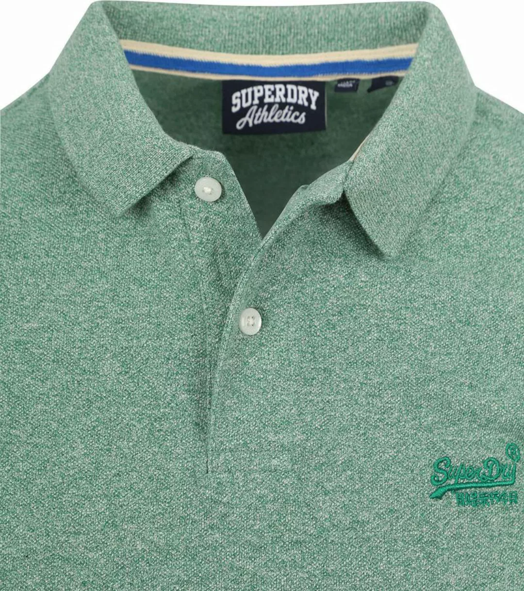 Superdry Classic Poloshirt Melange Rosa - Größe 3XL günstig online kaufen