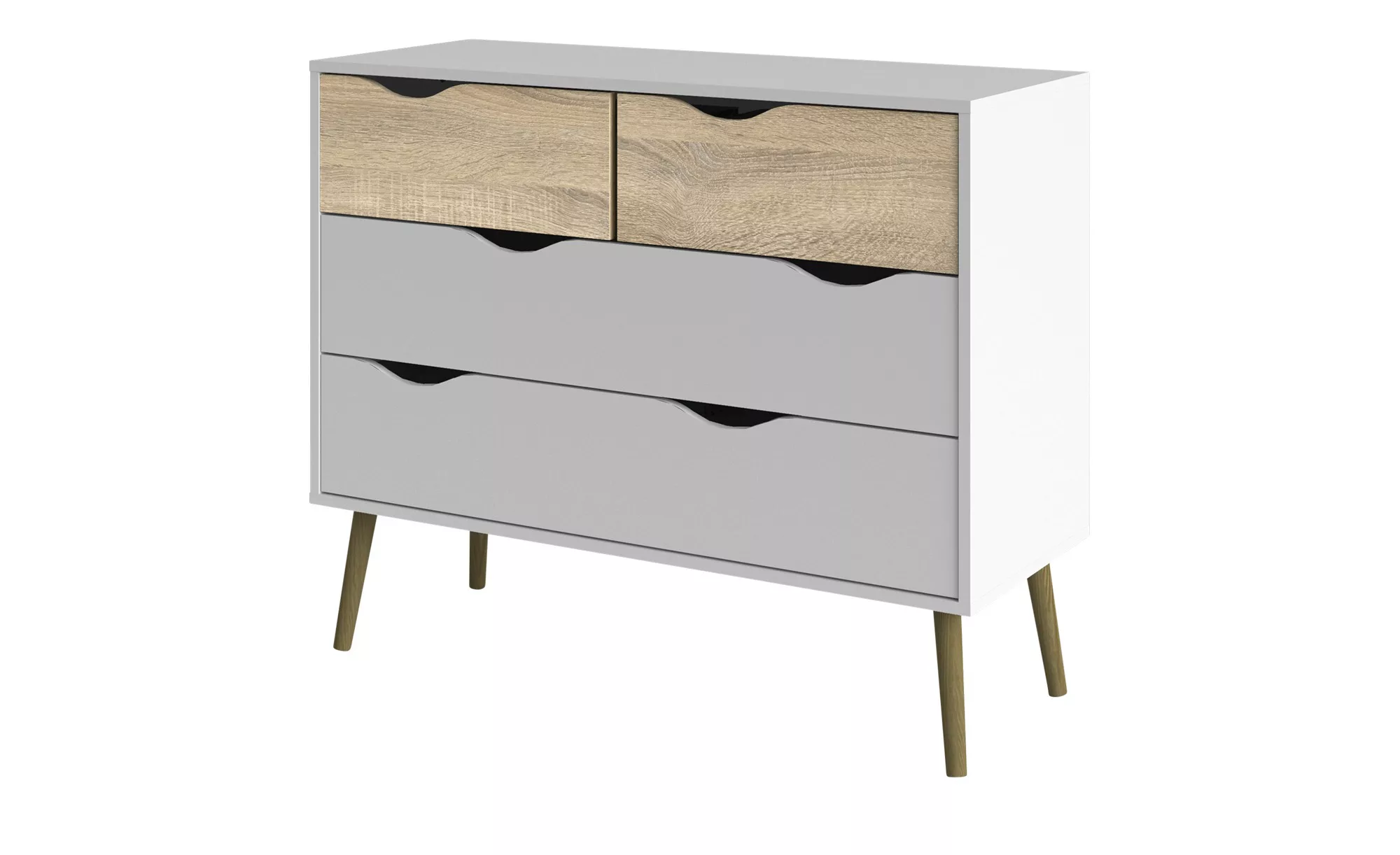 Kommode  Ogna ¦ weiß ¦ Maße (cm): B: 99 H: 82 T: 39.0 Kommoden & Sideboards günstig online kaufen