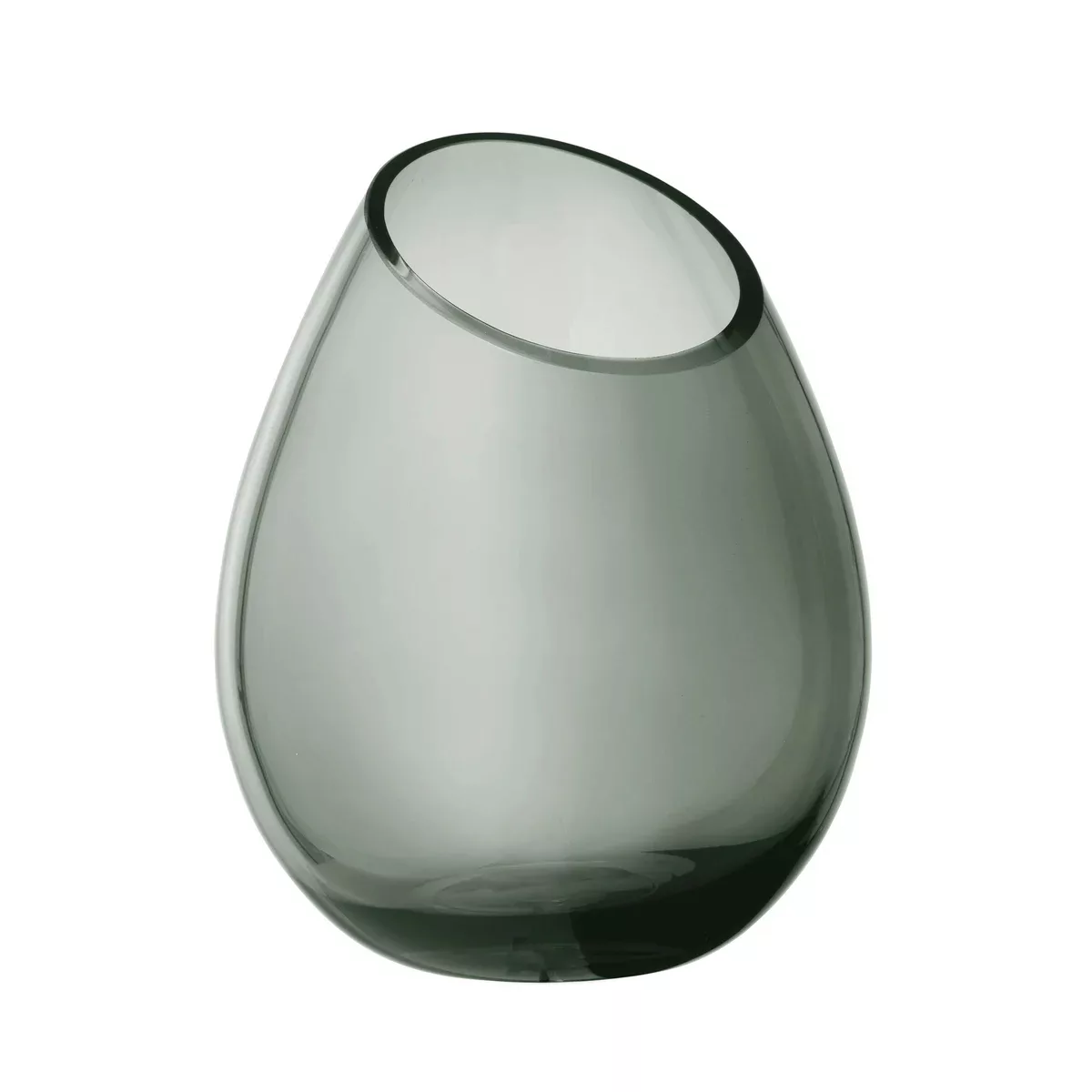 Blomus - Drop Vase Ø 19cm - rauch/H 24cm / Ø 19cm günstig online kaufen