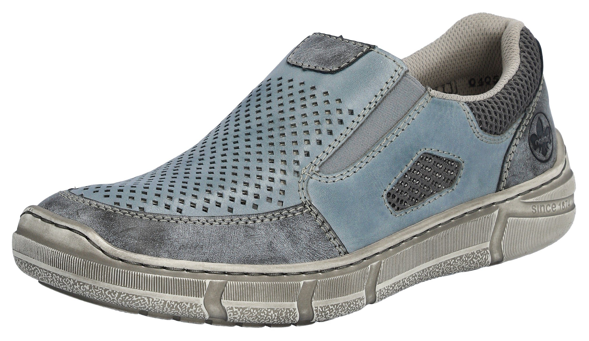 Rieker Slipper, Halbschuh, Freizeitschuh mit seitlichem günstig online kaufen