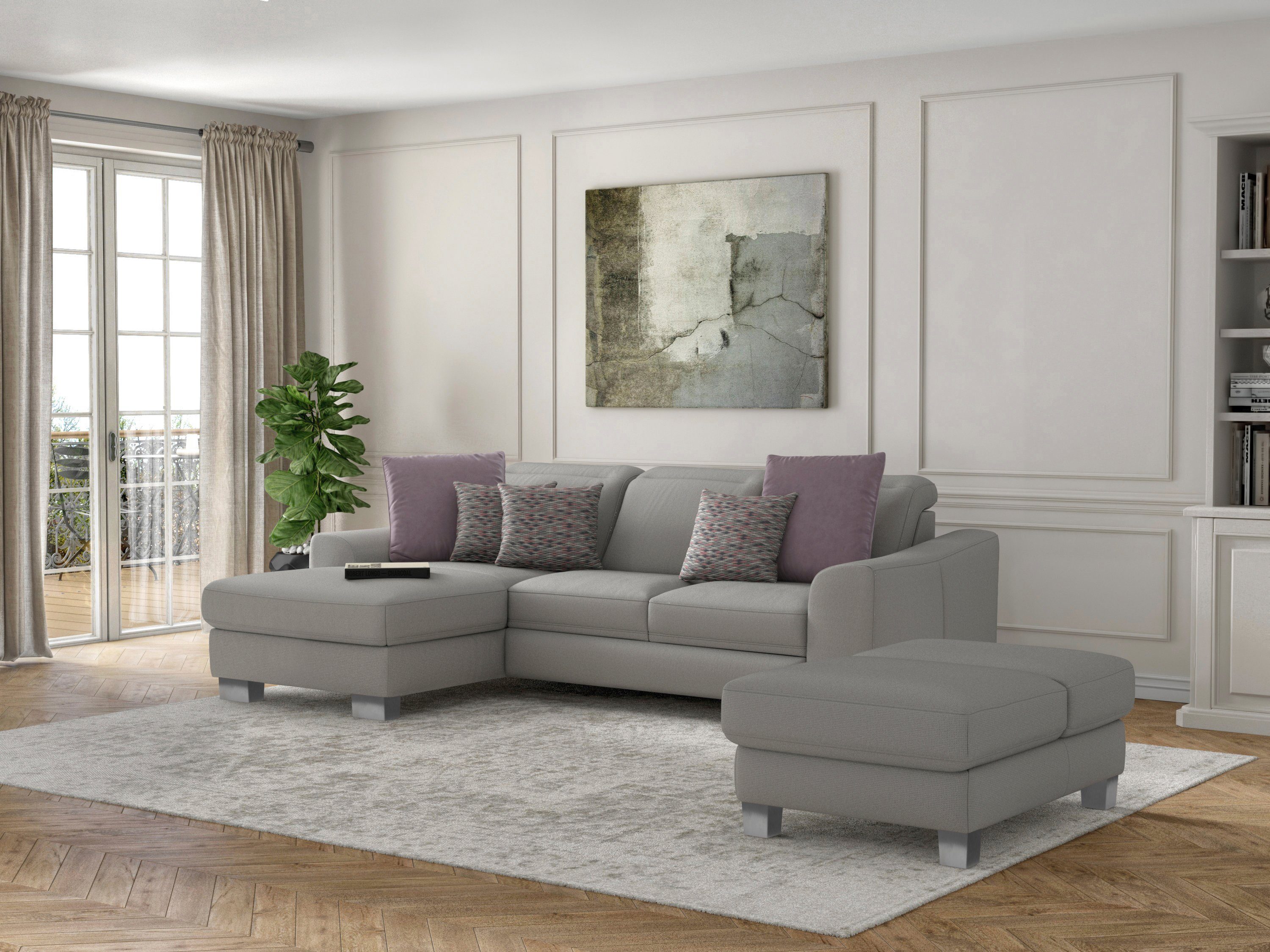 sit&more Ecksofa Dundee L-Form, mit Federkern günstig online kaufen