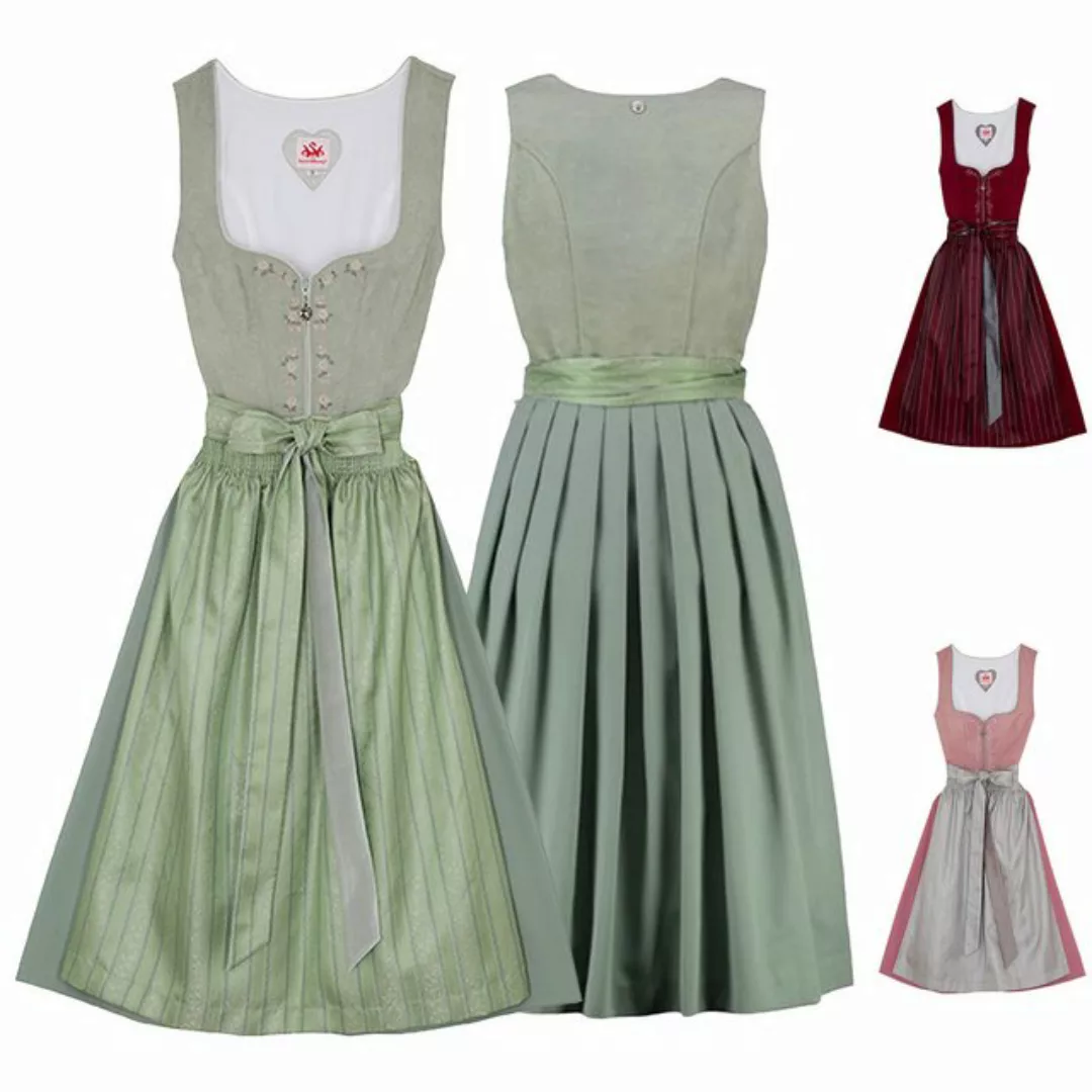 Spieth & Wensky Dirndl Cord Dirndl 2tlg. - DARIA - mintgrün günstig online kaufen