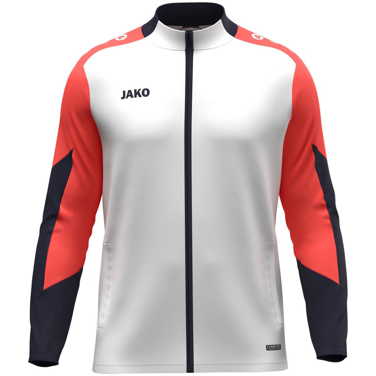 Jako Präsentationsanzug Polyesterjacke Dynamic WEIß/CORAL/MARINE günstig online kaufen