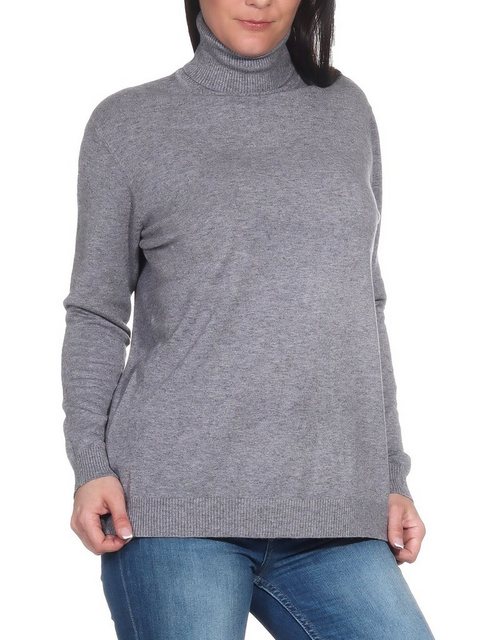 Aurela Damenmode Rollkragenpullover Damen Unterziehroll angenehmer Rollkrag günstig online kaufen