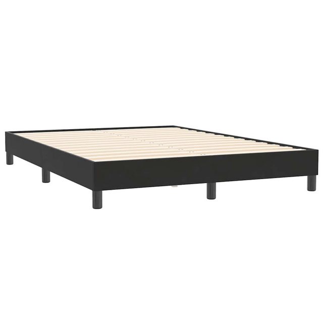 vidaXL Bett Boxspringbett ohne Matratze Schwarz 160x210 cm Samt günstig online kaufen