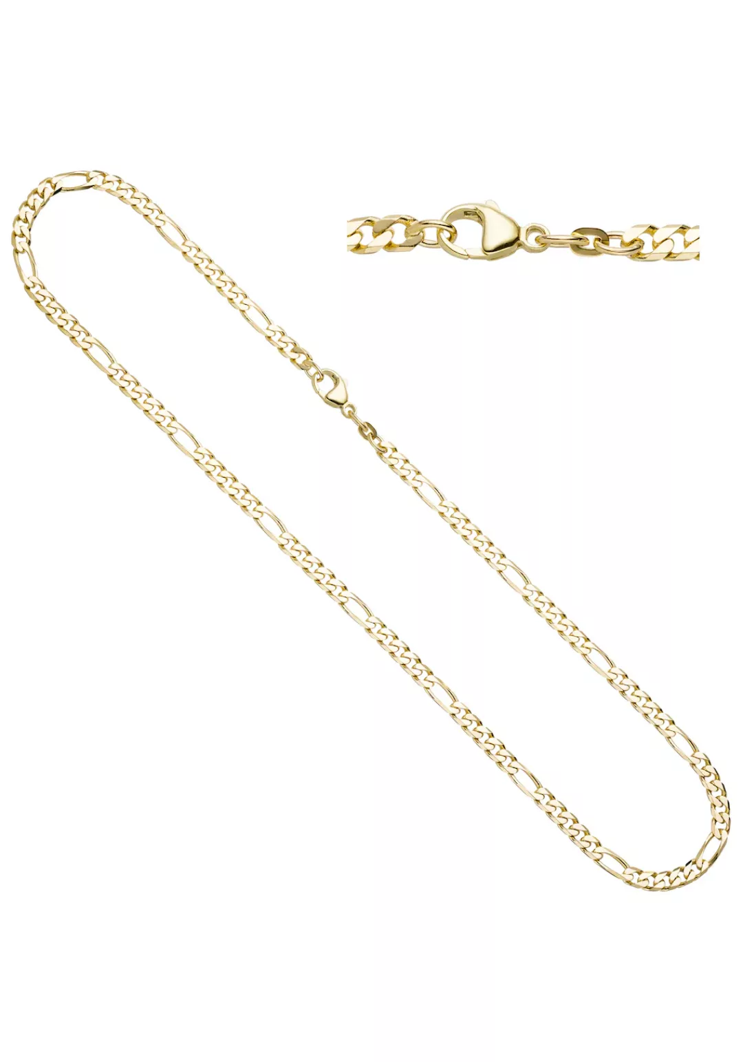 JOBO Goldkette, Figarokette 585 Gold 45 cm günstig online kaufen