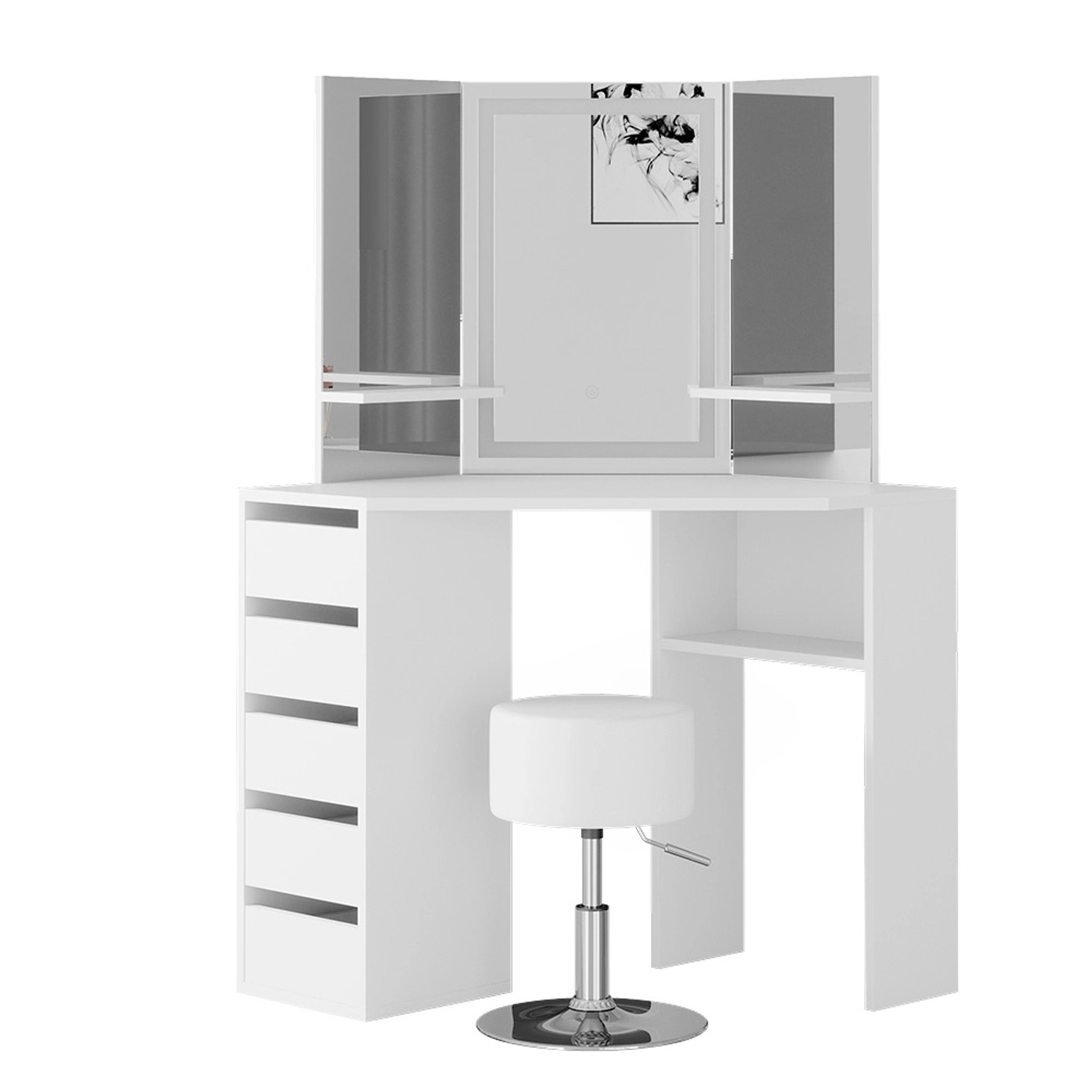 Vicco Schminktisch Arielle, Weiß, 111 cm günstig online kaufen