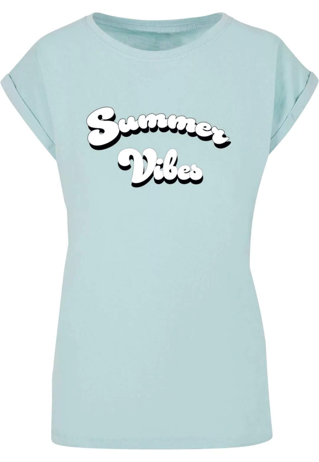 Merchcode T-Shirt "Merchcode Damen Ladies Summer Vibes Extended Shoulder Te günstig online kaufen