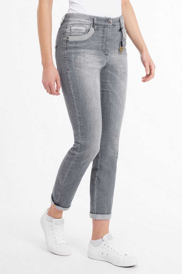 Recover Pants Slim-fit-Jeans "Luna", mit Stickerei auf den Gesäßtaschen günstig online kaufen