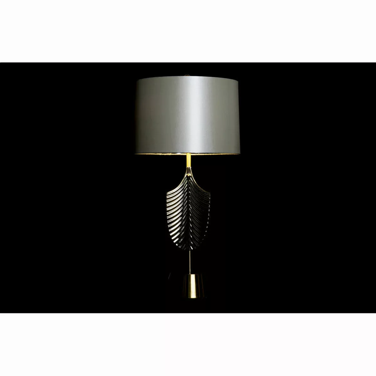 Tischlampe Dkd Home Decor Weiß Polyester Metall Kristall 220 V Golden Laken günstig online kaufen