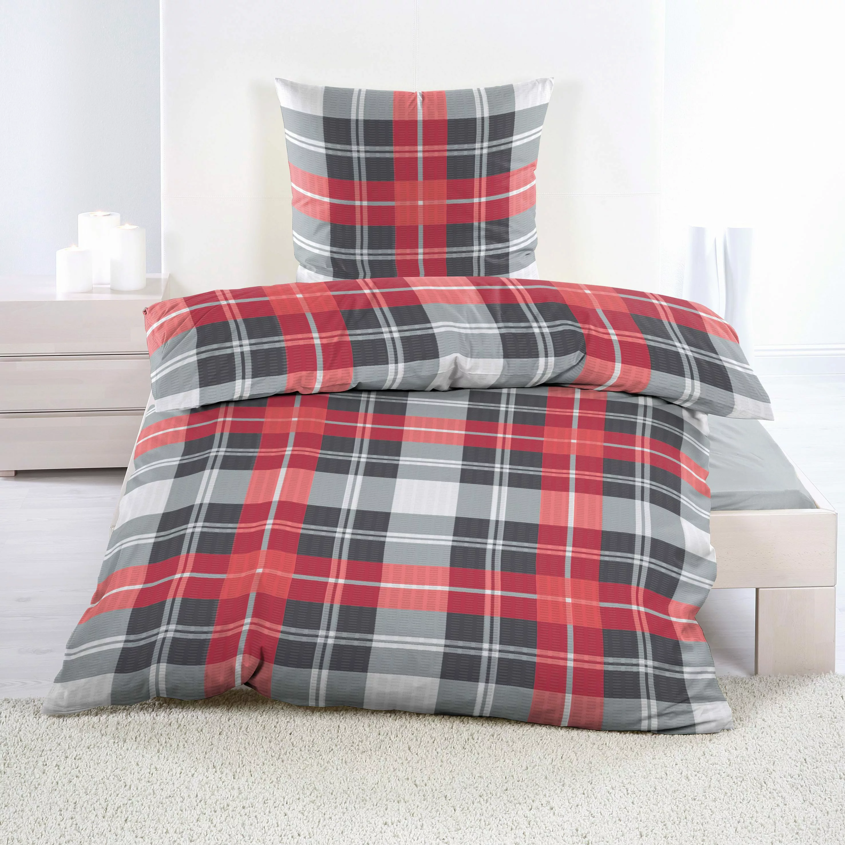 Casa Colori Bettwäsche Casa Calori, Seersucker, günstig online kaufen