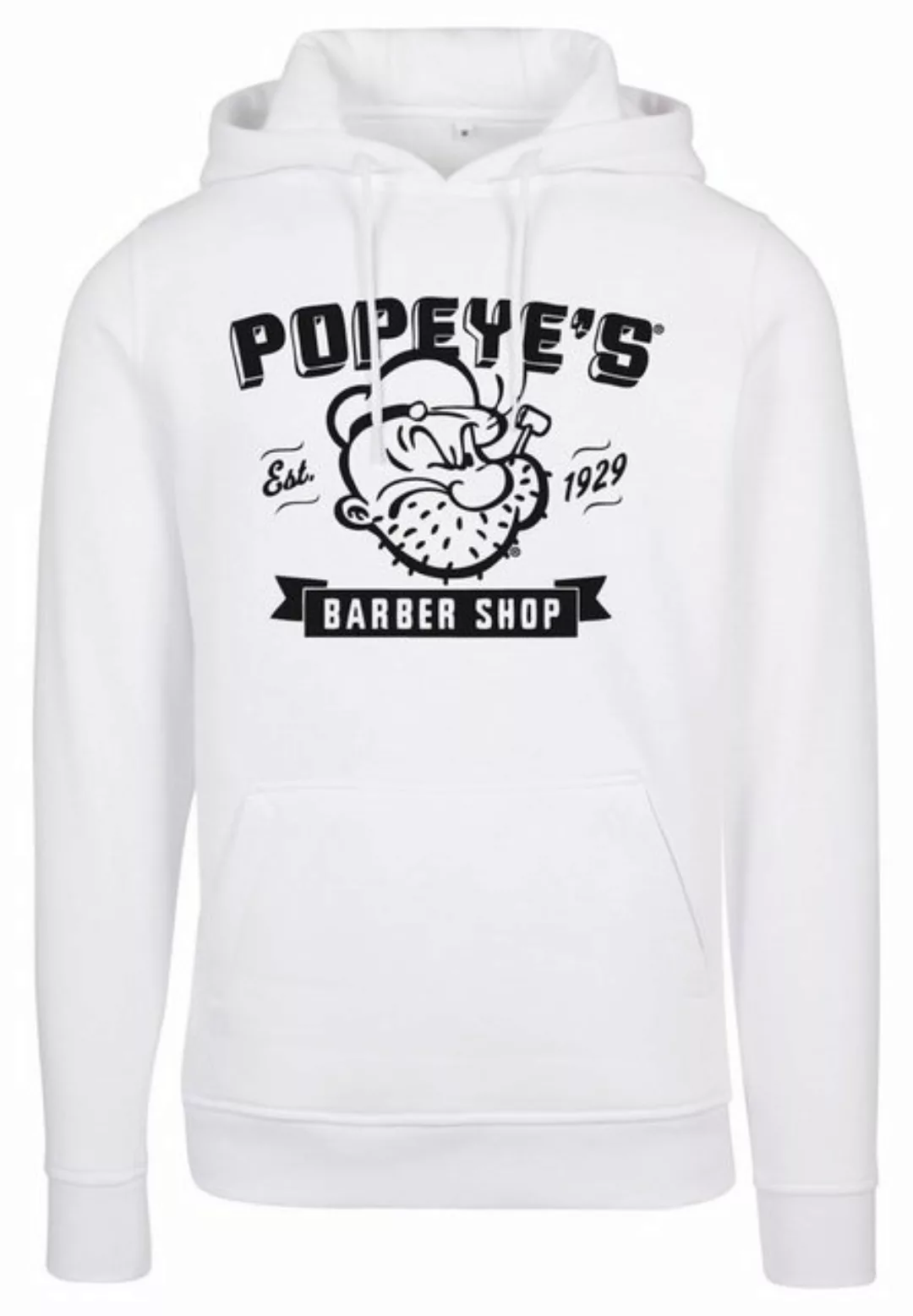 Merchcode Kapuzensweatshirt Merchcode Herren Popeye Barber Shop Hoody (1-tl günstig online kaufen