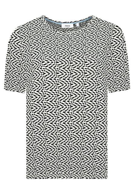 elanza T-Shirt Shirt Structure - 21/black-white (1-tlg) günstig online kaufen