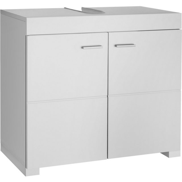 tectake Waschbeckenunterschrank Waschbeckenunterschrank (60 x 35 x 56 cm) 2 günstig online kaufen