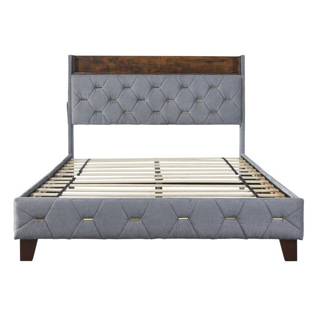IDEASY Polsterbett Doppelbett, Queen-Size-Bett, 140 x 200 cm, (Stauraum am günstig online kaufen