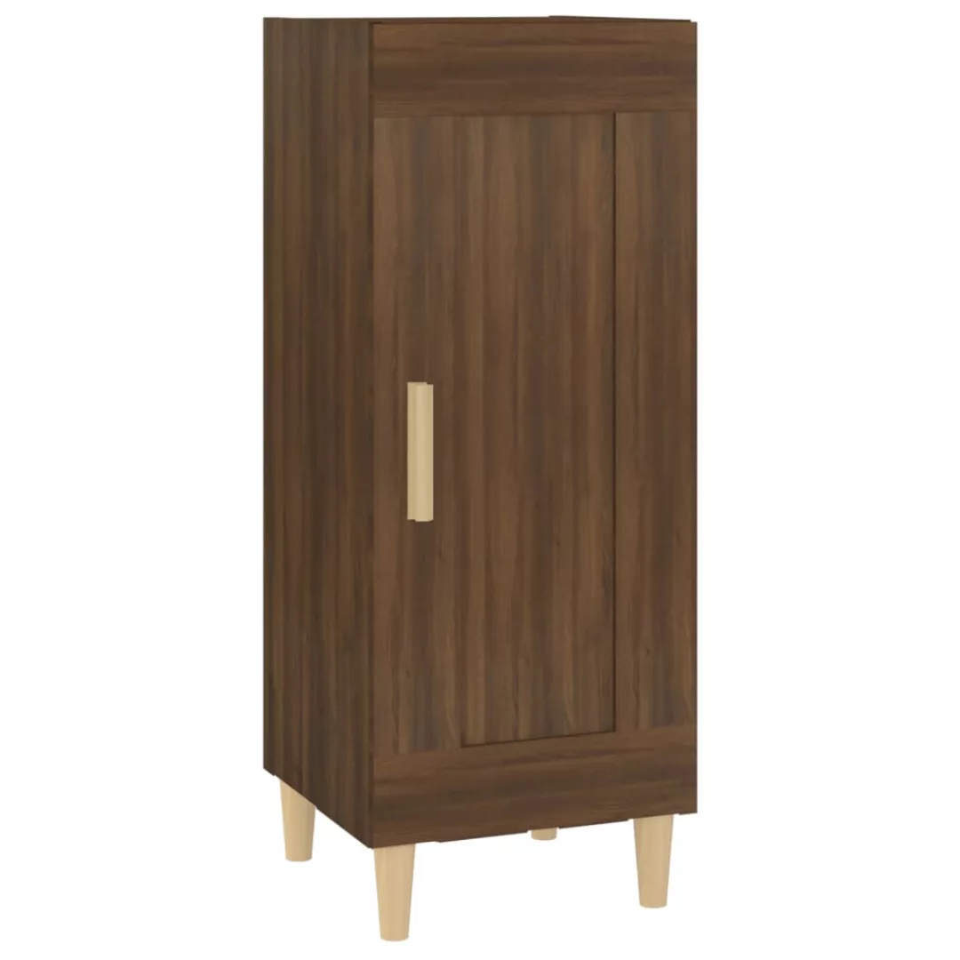 Vidaxl Sideboard Braun Eichen-optik 34,5x34x90 Cm Holzwerkstoff günstig online kaufen