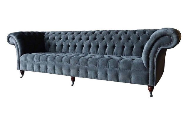 Xlmoebel Sofa Vier-Plätzen Sofa Modern Grau Design Gewebe, Hergestellt In E günstig online kaufen