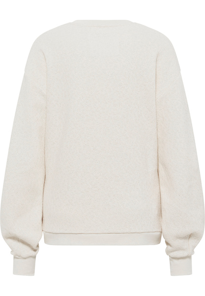 Rundhalspullover "Puffy Sleeve Sweater With Contrast Neck" günstig online kaufen